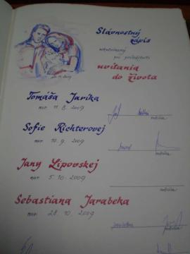 Uvítanie detí do života Uvítanie detí do života